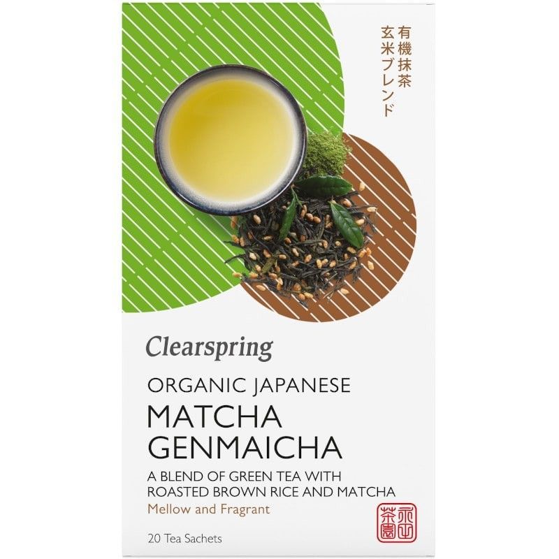 Ceai Matcha Genmaicha, Bio, 20dz, Clearspring