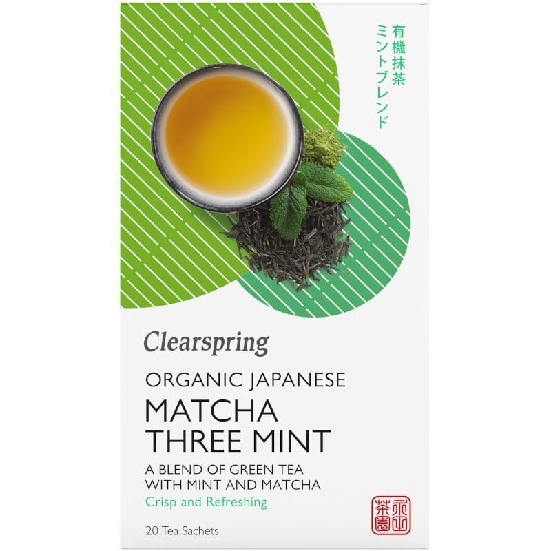 Ceai Verde Matcha Menta Bio 20dz Clearspring