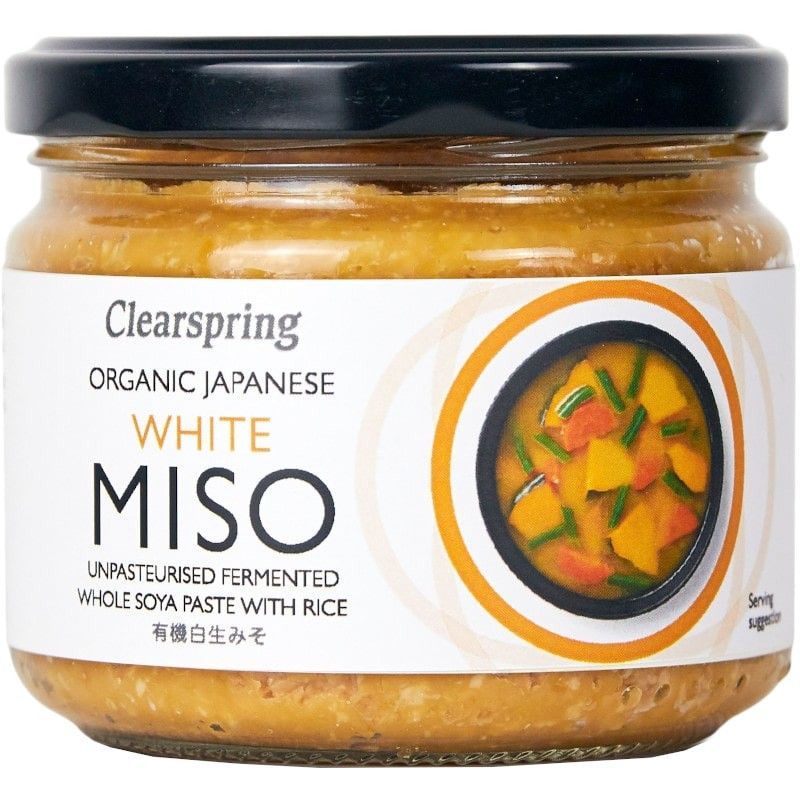Pasta de Miso Alb Nepasteurizat Bio 270g Clearspring
