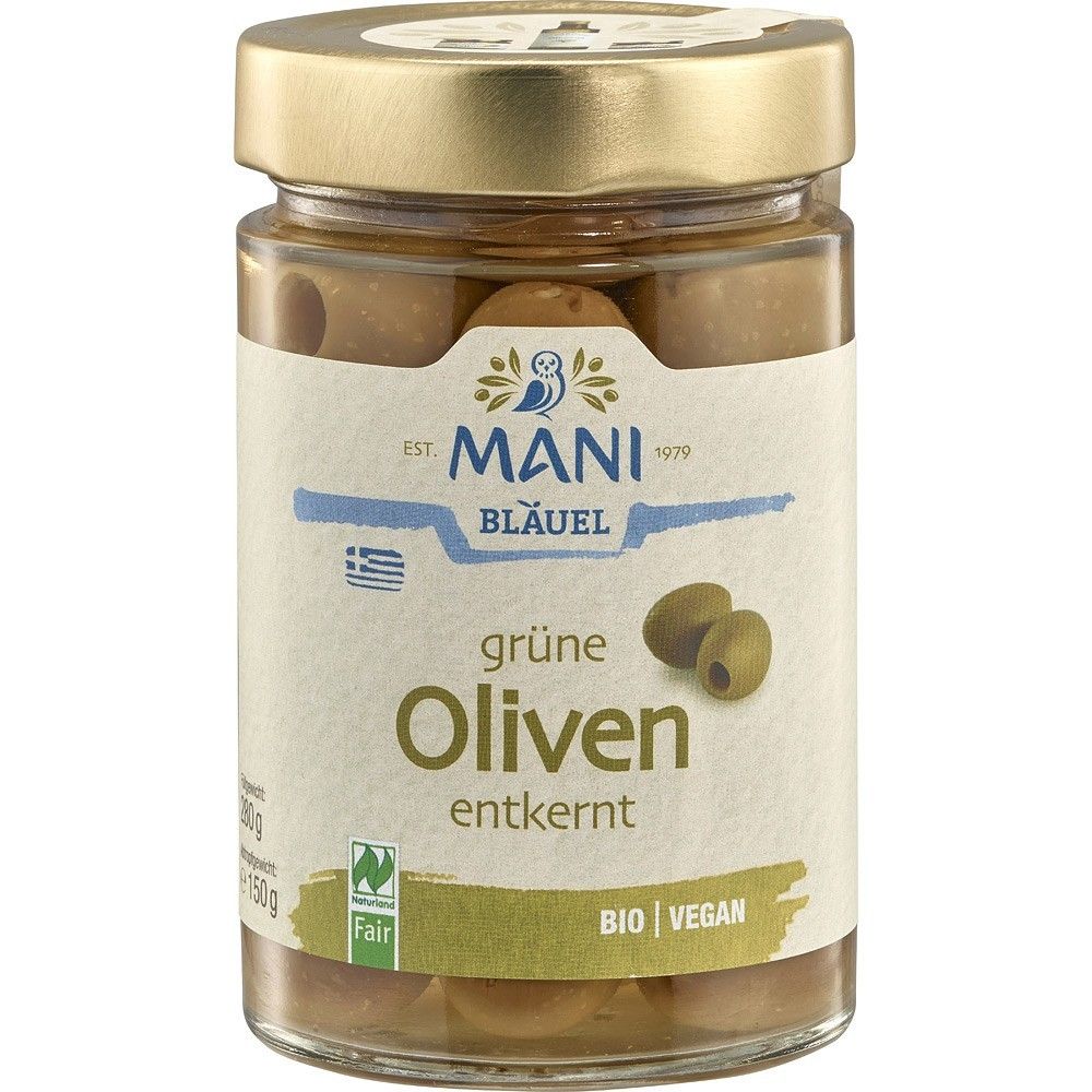 masline verzi fara samburi in saramura 280g Mani