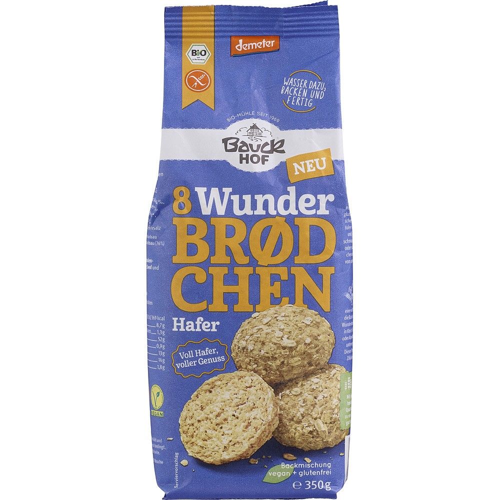 Mix pentru chifle bio cu ovaz fara gluten 350g BauckHof