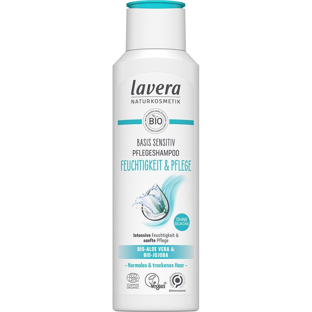 Sampon sensitiv pentru hidratare si ingrijire cu aloe vera bio si jojoba bio 250ml Lavera