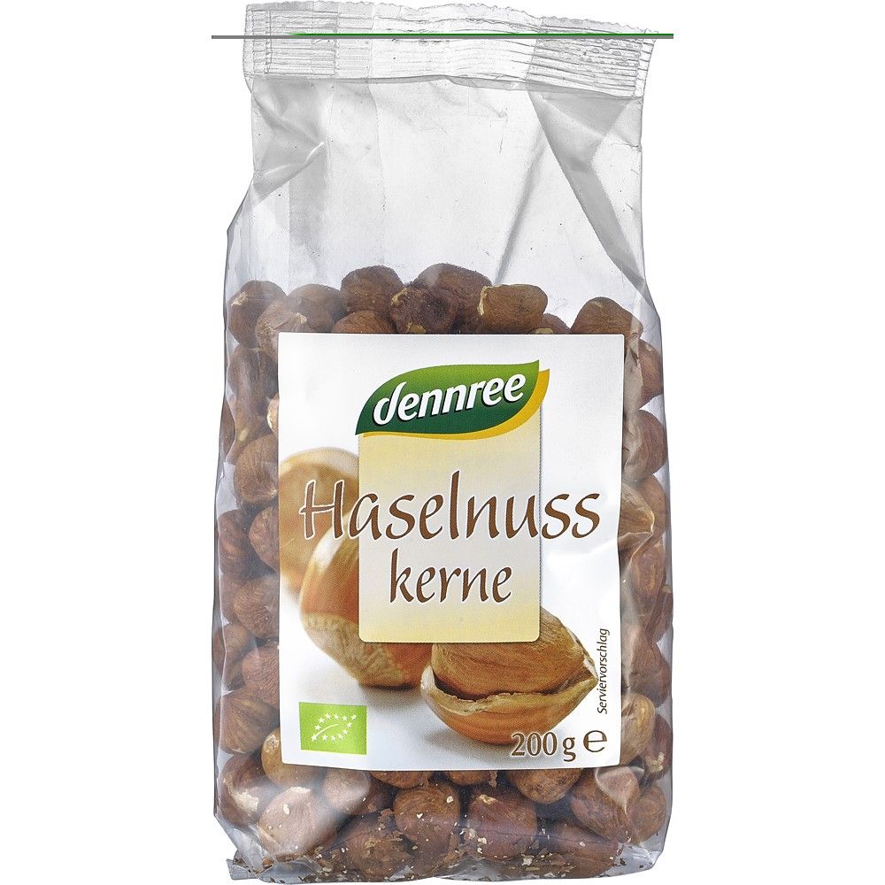 Alune de padure bio,200g, Dennree