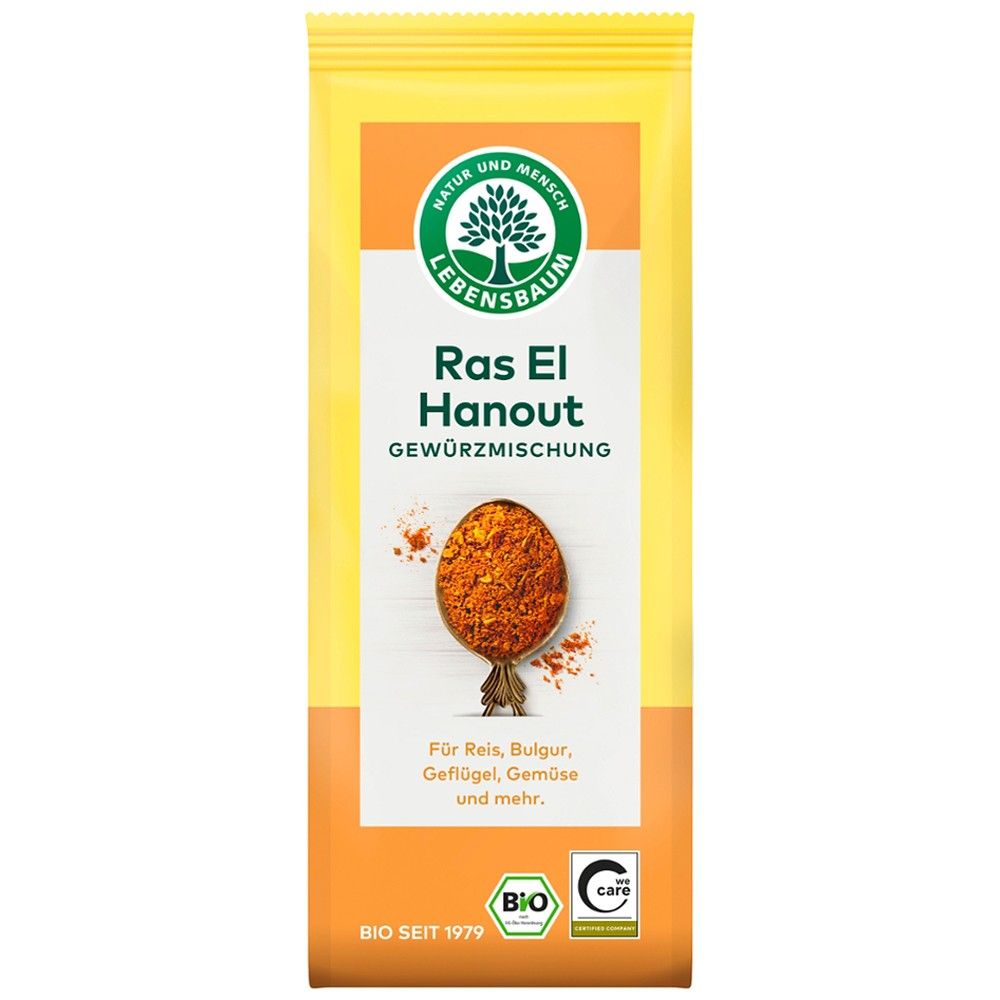 Amestec de condimente bio Ras El Hanout 45g Lebensbaum