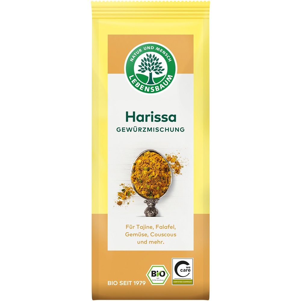 Amestec de condimente picante Harissa, bio, 50g, Lebensbaum