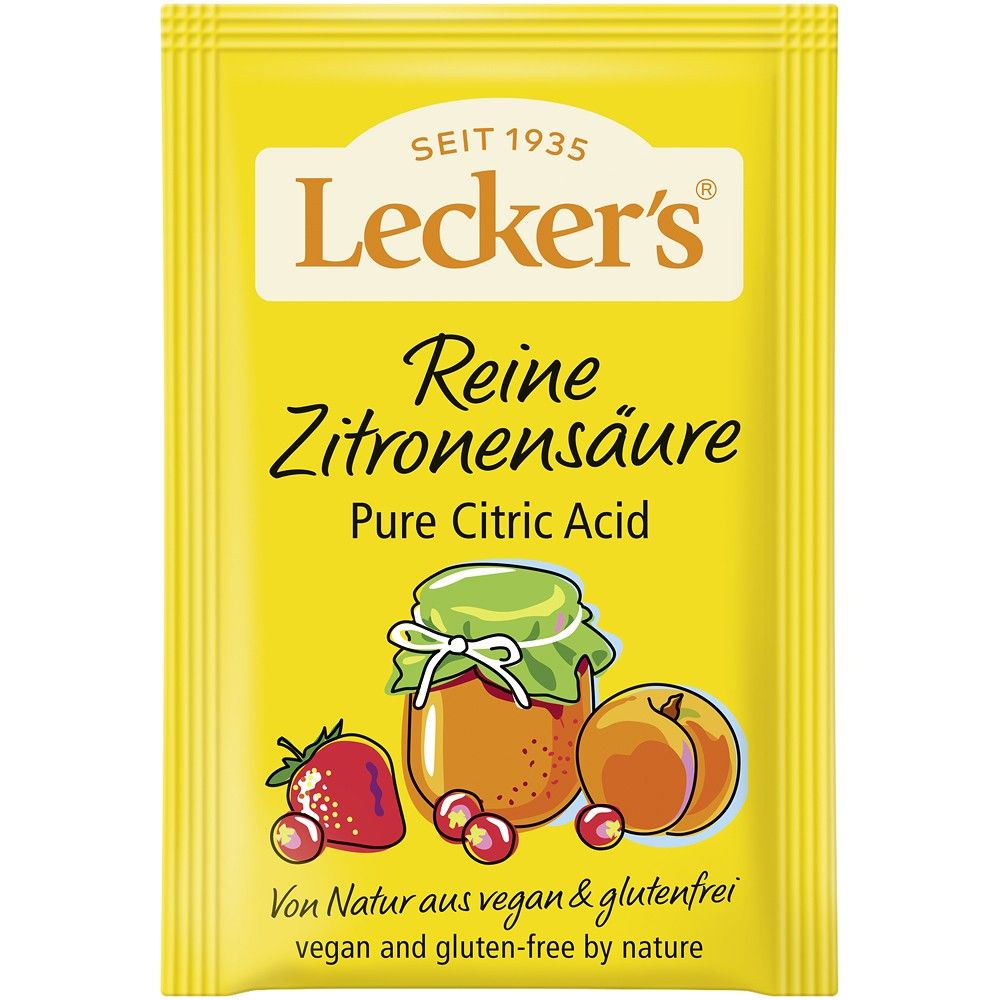 Acid citric pur alimentar 2x10g 20g Leckers - Verlin