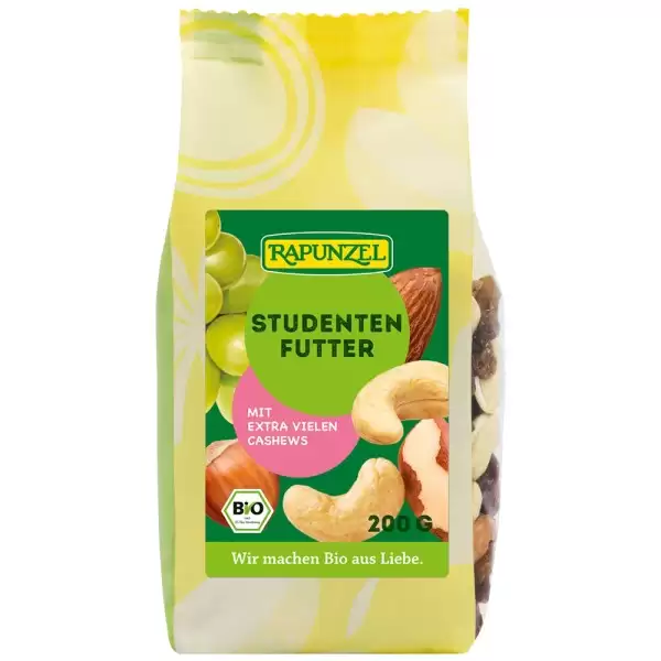 Amestec studentesc stafide bio 200g Rapunzel - Verlin