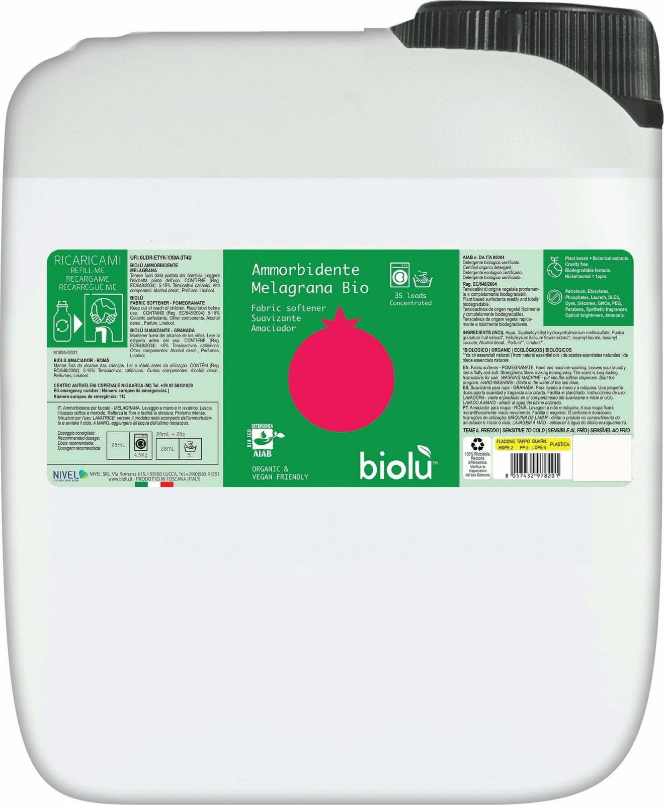 Balsam rufe rodie vrac ecologic 5L Biolu - Verlin
