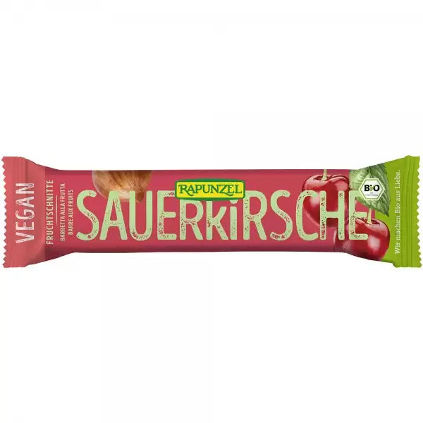 Baton fructe visine 40g Rapunzel - Verlin