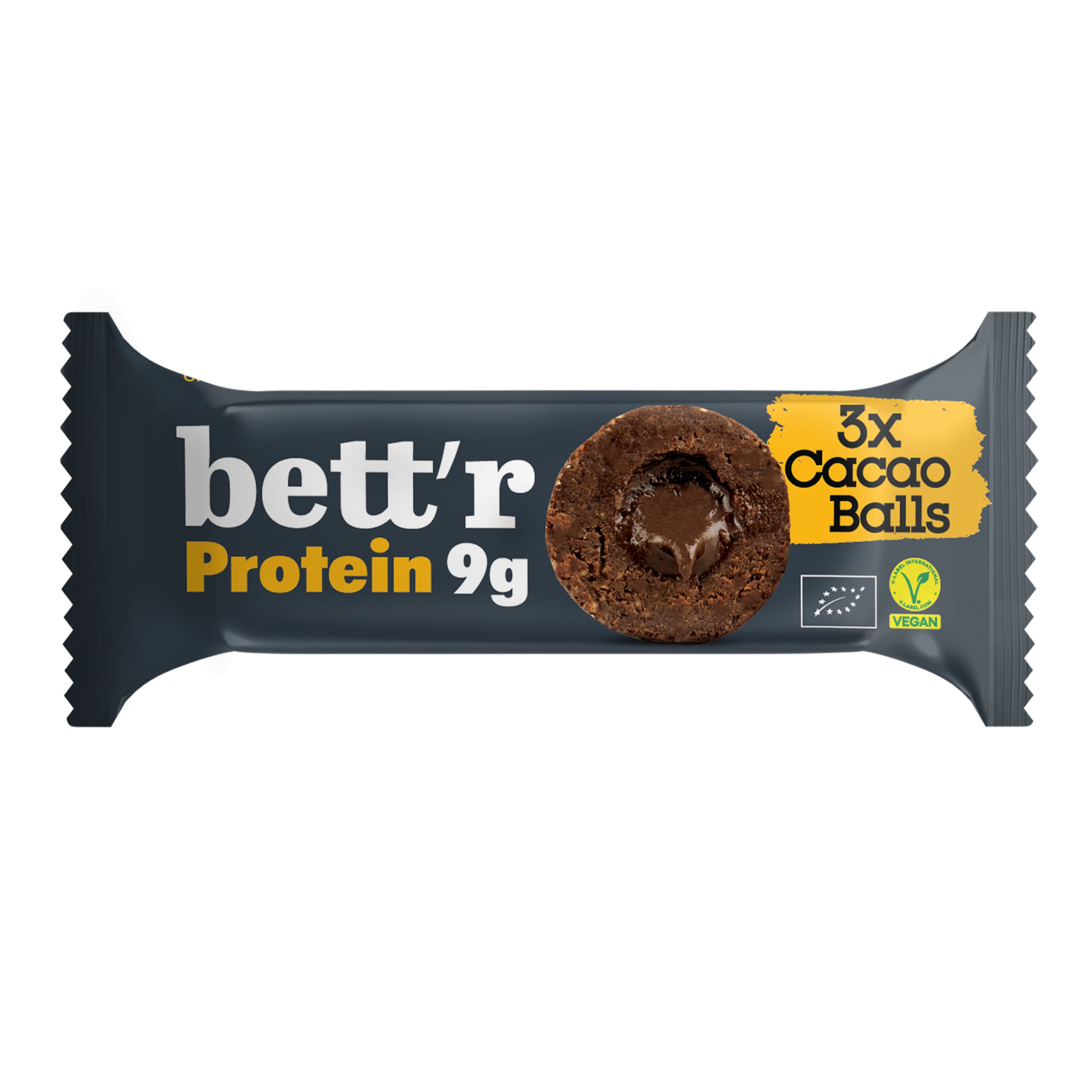 Bilute proteice umplutura cacao bio 3x15g Bettr - Verlin
