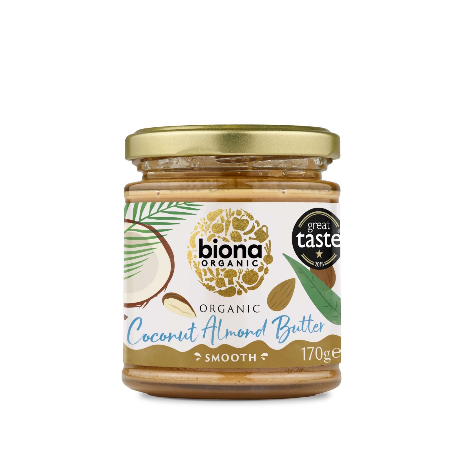 Crema de migdale si cocos eco 170g BIONA Crema de migdale si cocos