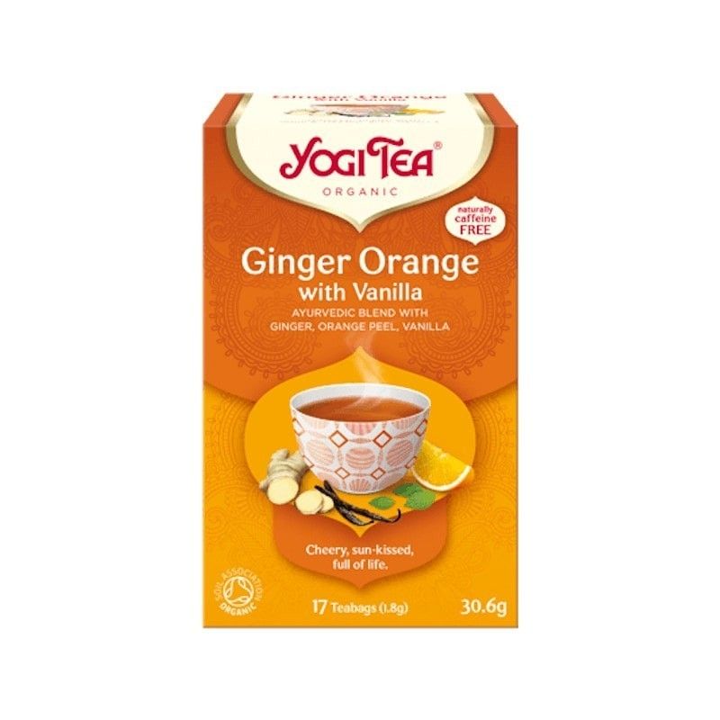 Ceai Ghimbir Portocale Bio 17 plicuri Yogi Tea - Verlin