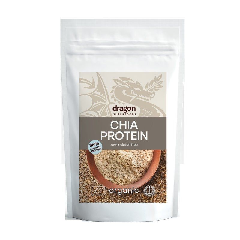 Chia pudra proteica raw eco 200g DS - Verlin