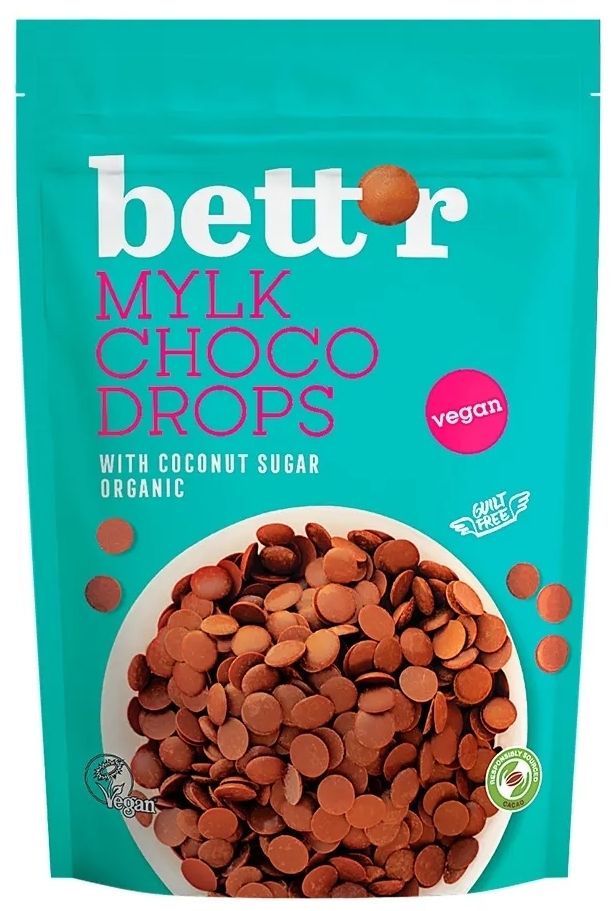 Choco drops Milk bio 200g Bettr - Verlin
