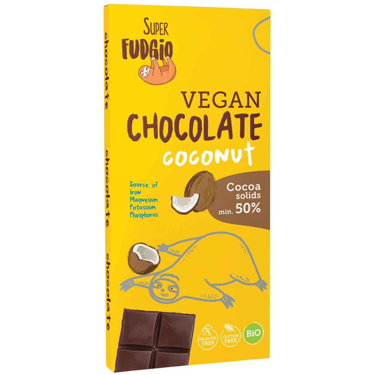 Ciocolata cocos bio 80g Fudgio - Verlin