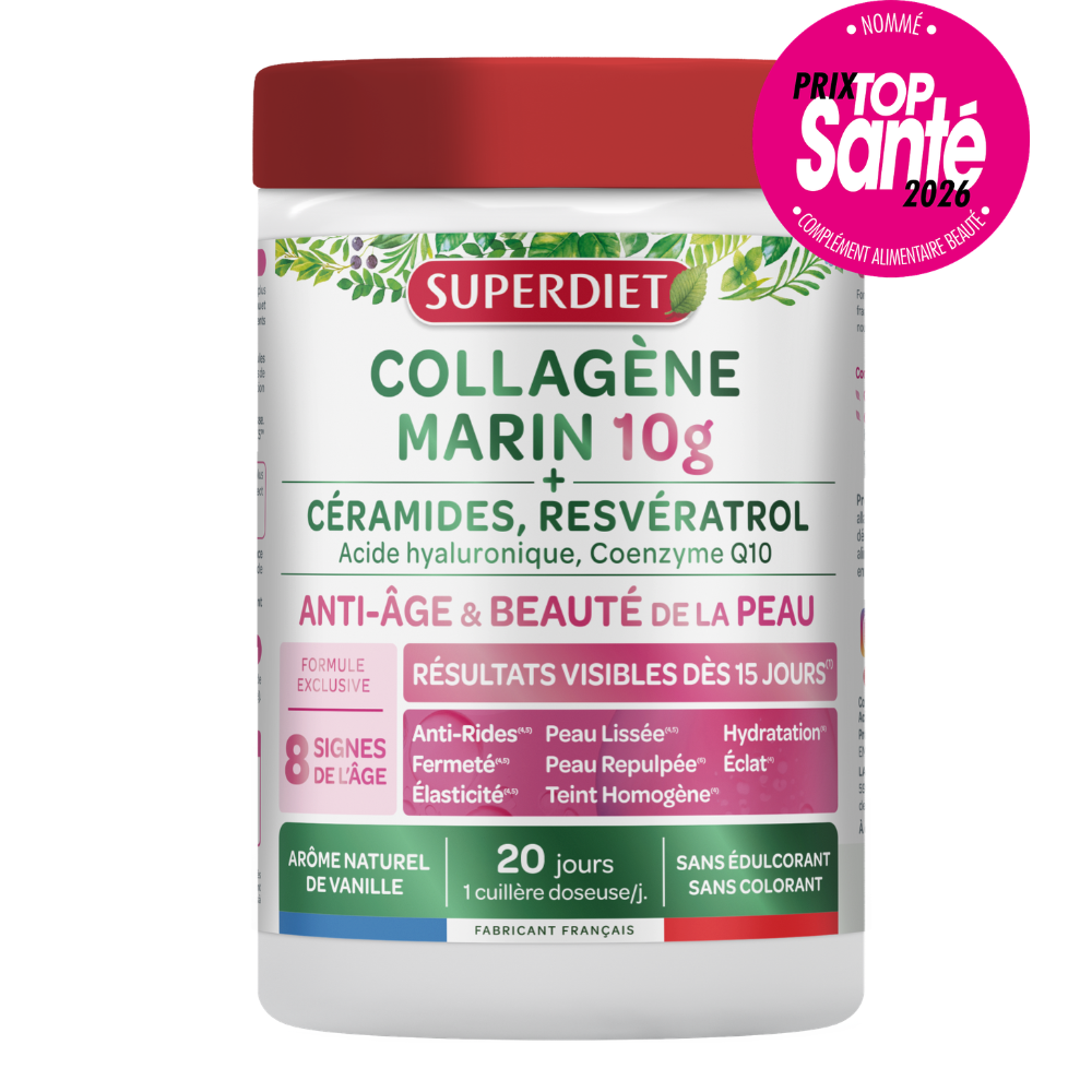 COLAGEN MARIN PUDRA ANTI-AGE, CU ACID HIALURONIC SI COENZYMA Q10, 210g, SUPERDIET