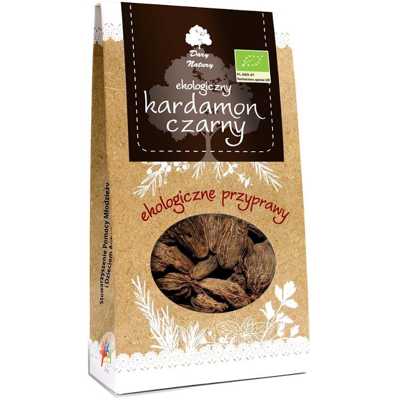 Condiment Cardamom Negru Bio 40g Dary Natury - Verlin