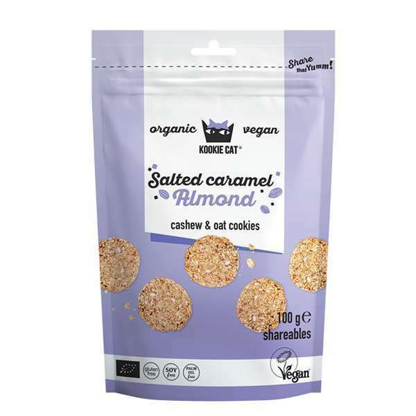 COOKIE migdale si caramel sarat fara gluten bio - Verlin