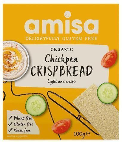 Crispbread painici naut fara gluten bio 100g Amisa - Verlin