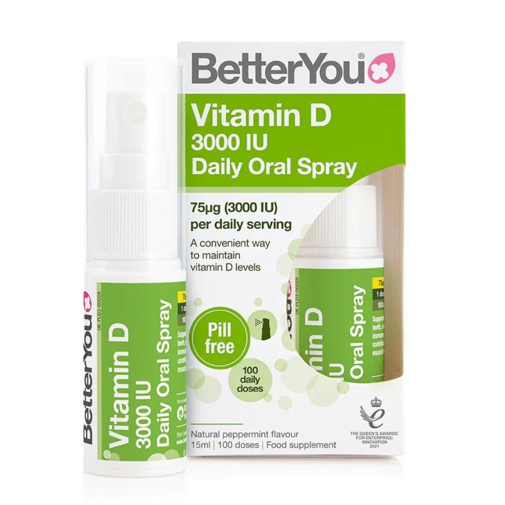 D3000 Vitamin Oral Spray 15 ml BetterYou - Verlin