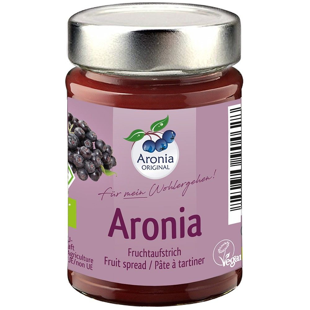 Dulceata bio de aronia cu sirop de agave 200g Aronia Original Dulceata bio de aronia cu