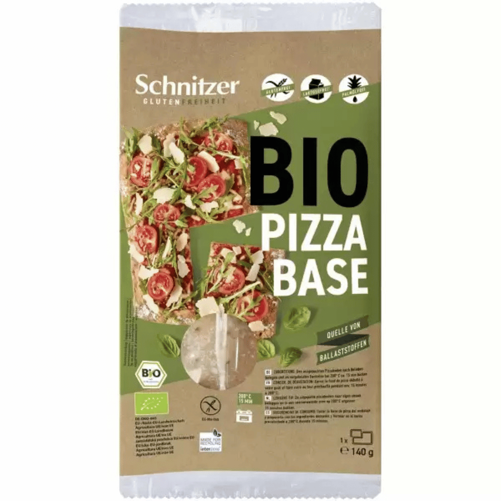 Blat bio pentru pizza fara gluten 140g Schnitzer