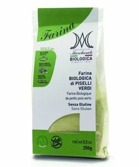 Faina mazare verde fara gluten eco 250g Marchesato - Verlin