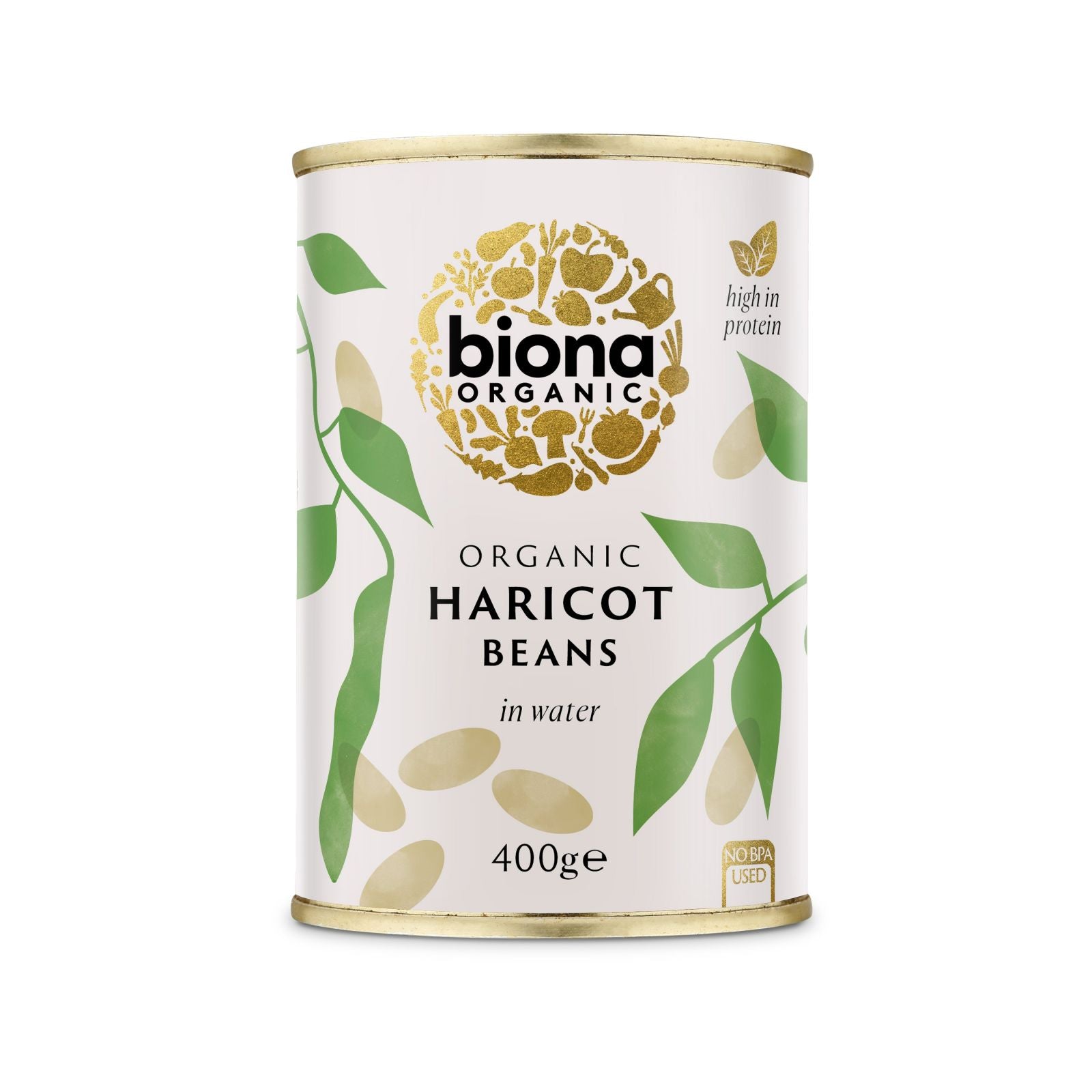 Fasole alba Haricot bio 400g Biona - Verlin