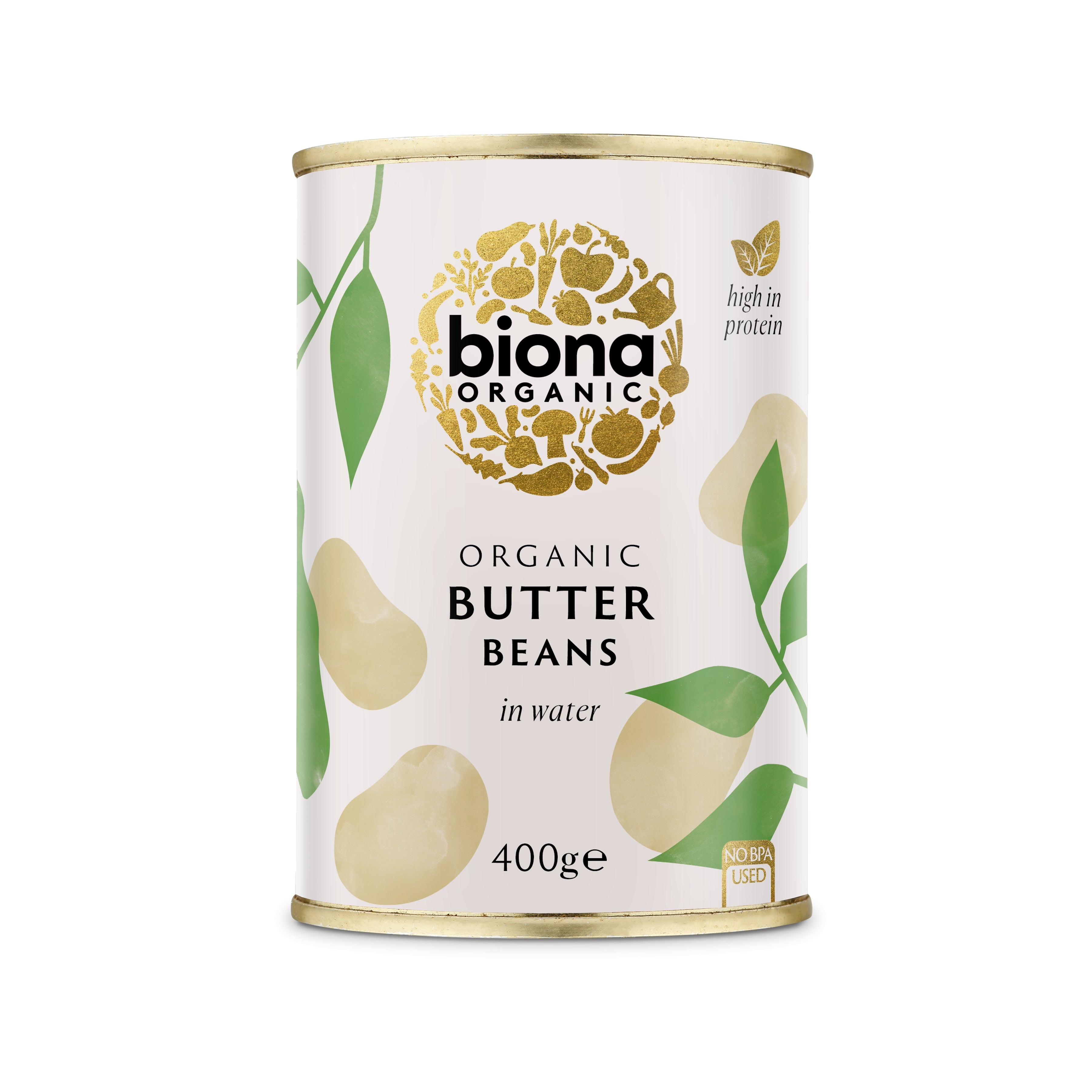 Fasole alba uriasa bio 400g Biona - Verlin