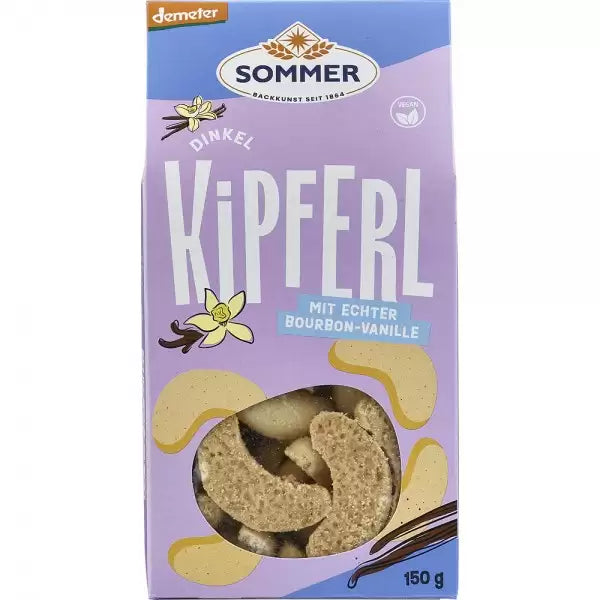 Fursecuri vegane spelta si vanilie Demeter 150g Sommer - Verlin