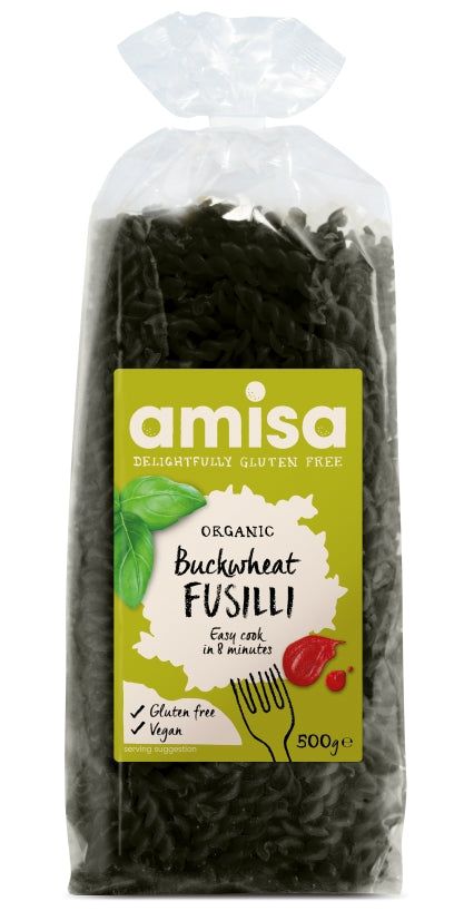 Fusilli din hrisca fara gluten eco 500g Amisa - Verlin