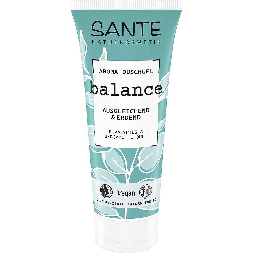 Gel de dus Balance cu eucalipt si bergamota , 200ml, Sante Gelul de dus Balance cu