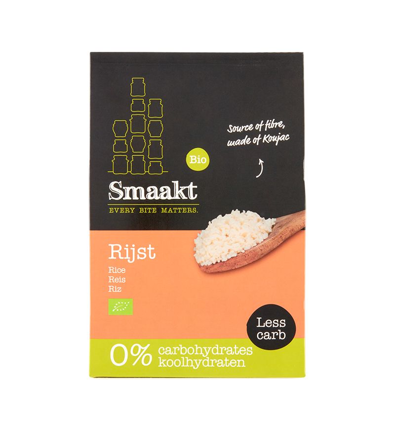 Inlocuitor orez din konjac bio 200g Smaakt - Verlin