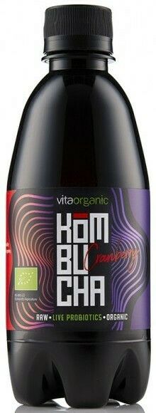 Kombucha merisoare bio 330 ml Vita Organic - Verlin
