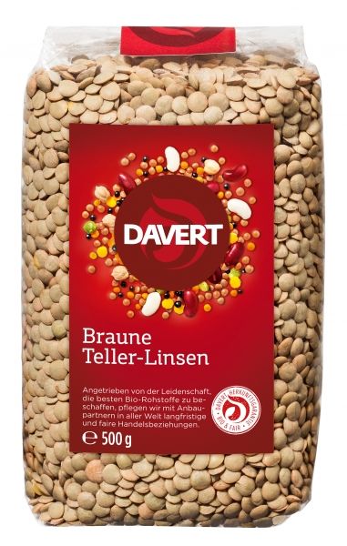 Linte maro bio 500g Davert - Verlin