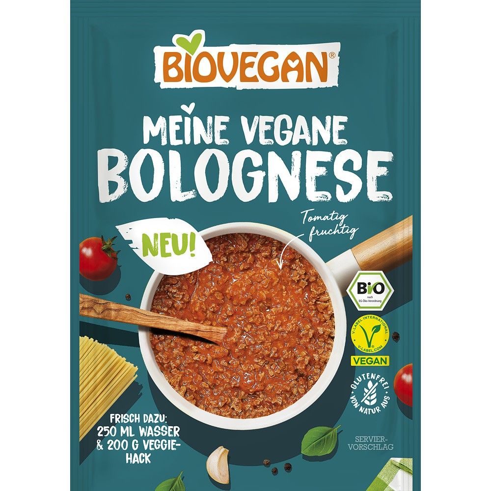 Mix bio pentru sos bolognese fara gluten vegan 28g Biovegan