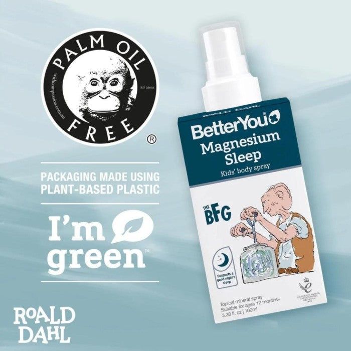 Magnesium Kids Body spray BFG 100 ml BetterYou - Verlin