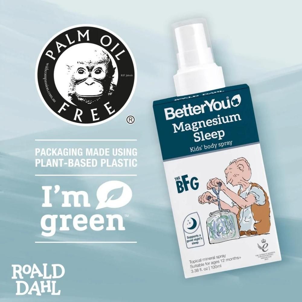 Magnesium Kids Body spray BFG 100 ml BetterYou - Verlin