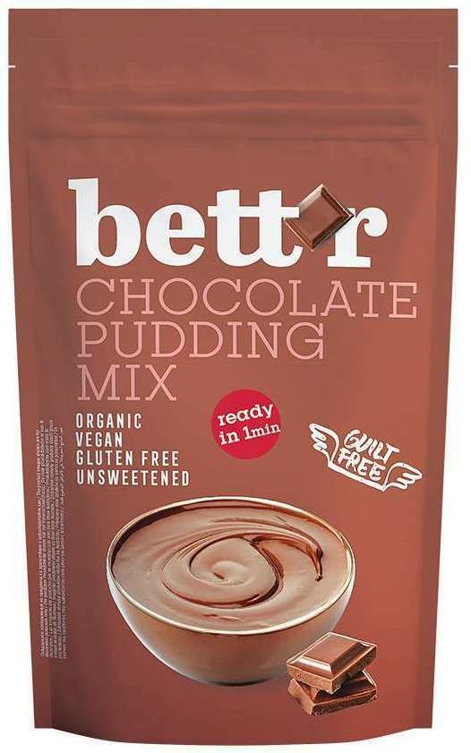 Mix budinca ciocolata bio 200g Bettr - Verlin