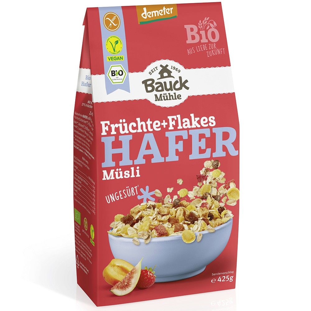 Musli bio fructe si fulgi fara gluten demeter - Verlin