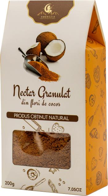 Nectar granulat din flori de cocos, 200g, ambrozia