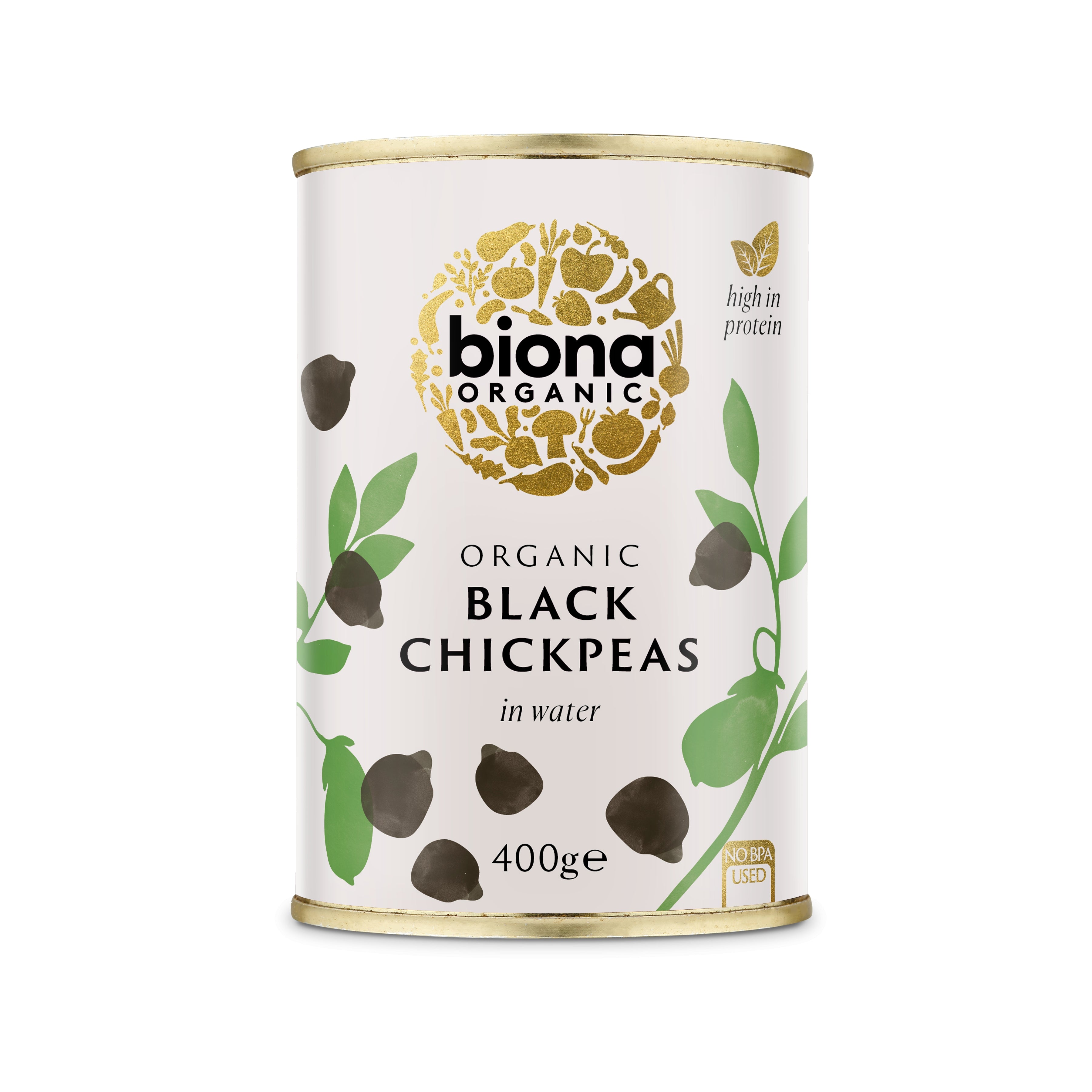 Naut negru eco conserva 400g Biona - Verlin