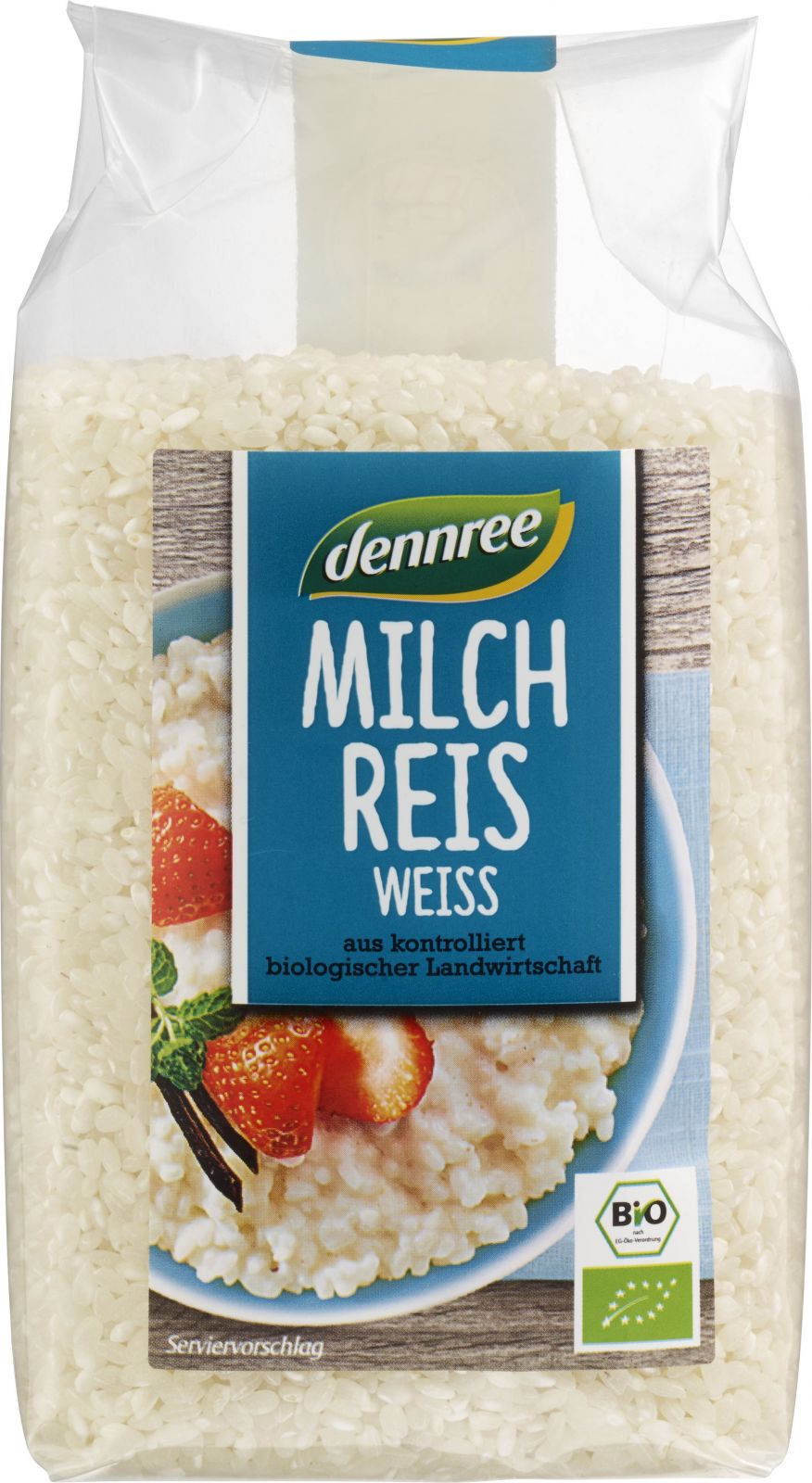 Orez alb orez lapte bio 500g Dennree - Verlin