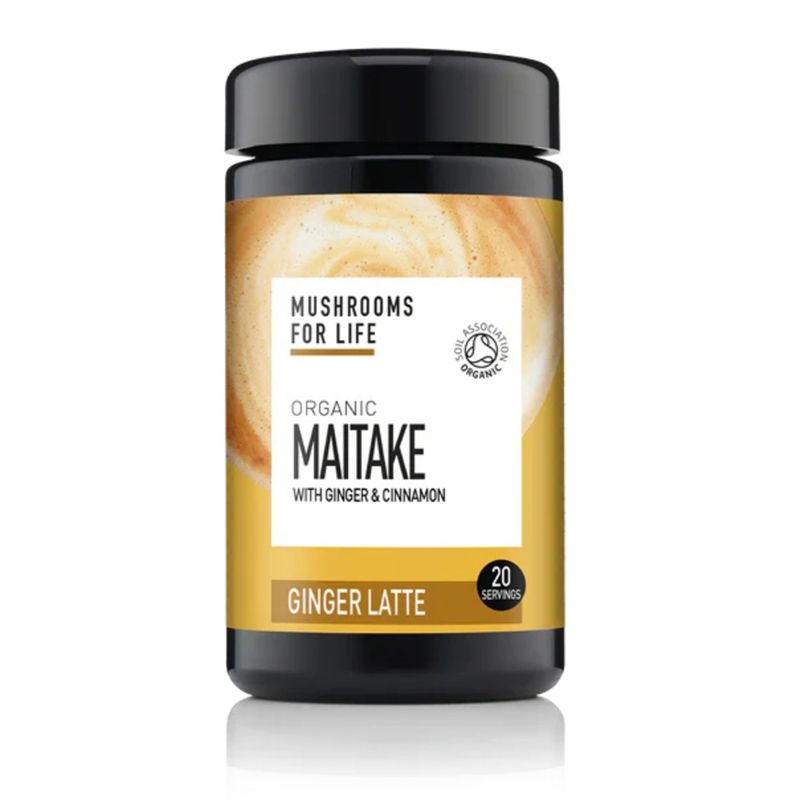 Organic Maitake Ginger Latte 1000 mg Pure Grade - Verlin