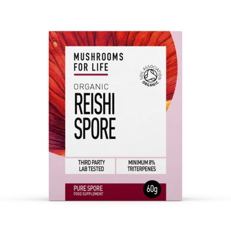 Organic Reishi Spore 1000 mg Powder 60 grame - Verlin