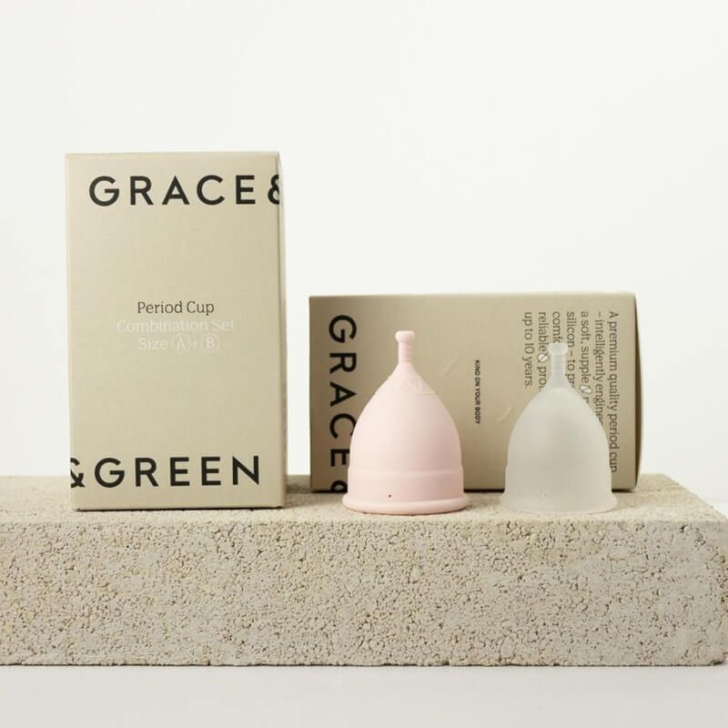 Pachet cupe menstruale marime si Grace Green - Verlin