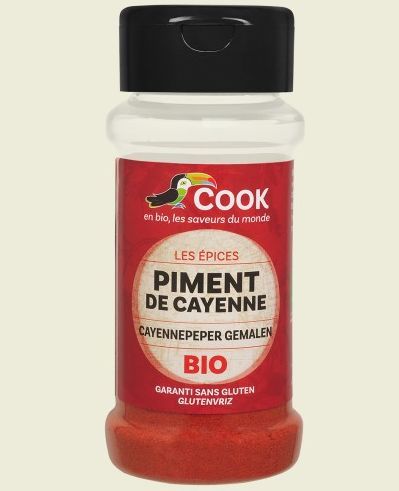 Piper Cayenne bio 40g Cook - Verlin