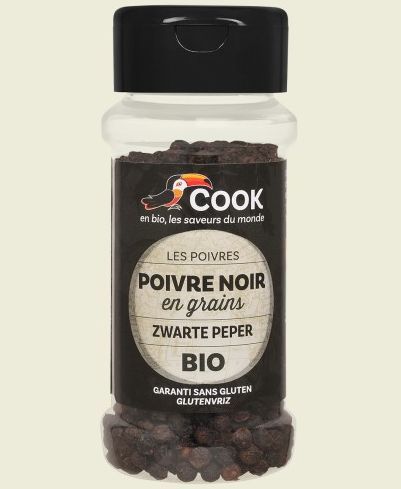 Piper negru boabe bio 50g Cook - Verlin