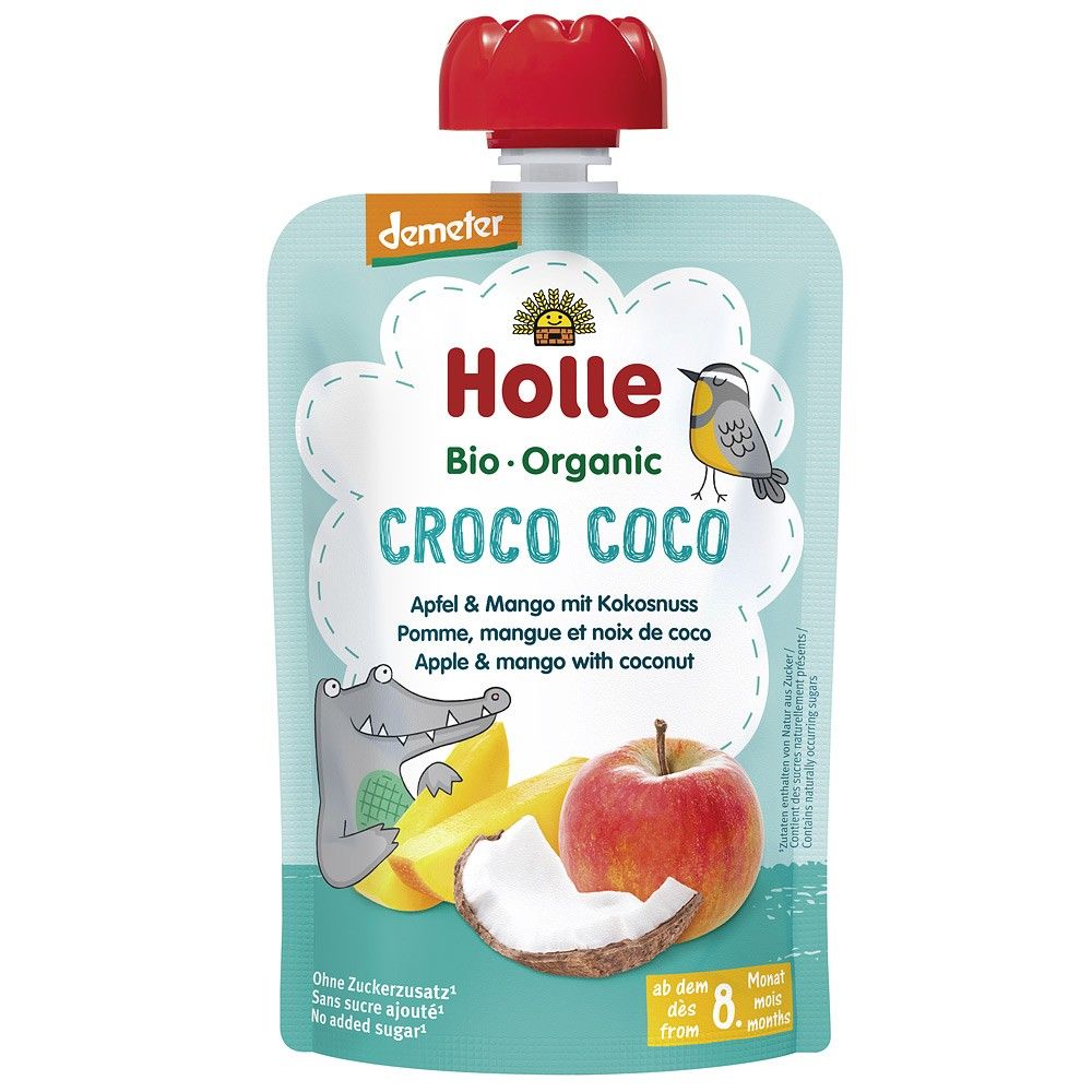 Piure bio din mere mango si cocos copii - Verlin