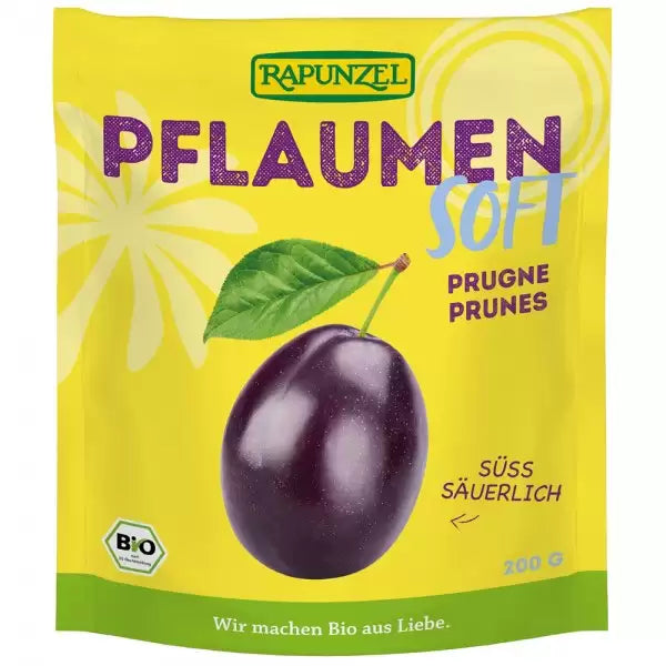 Prune bio soft fara samburi 200g Rapunzel - Verlin